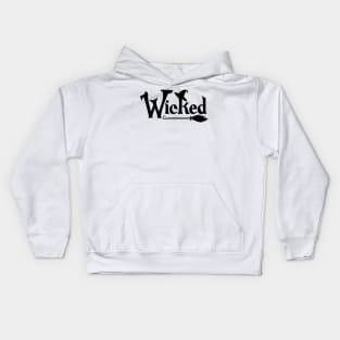 Wicked. Fun Halloween Design. Kids Hoodie